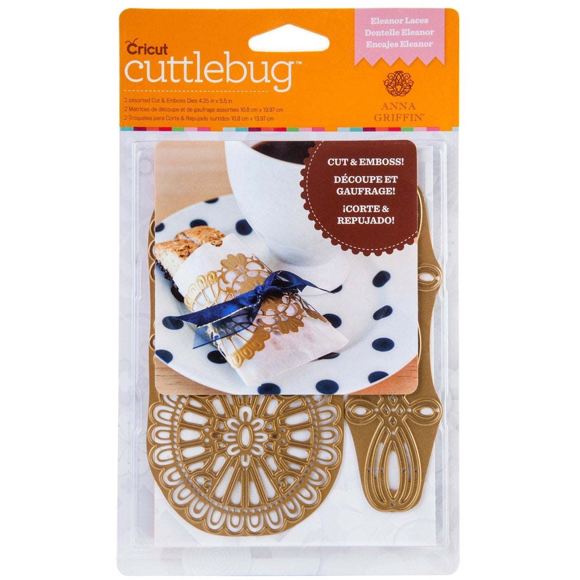 Cuttlebug™ Eleanor Laces Cut & Emboss Dies