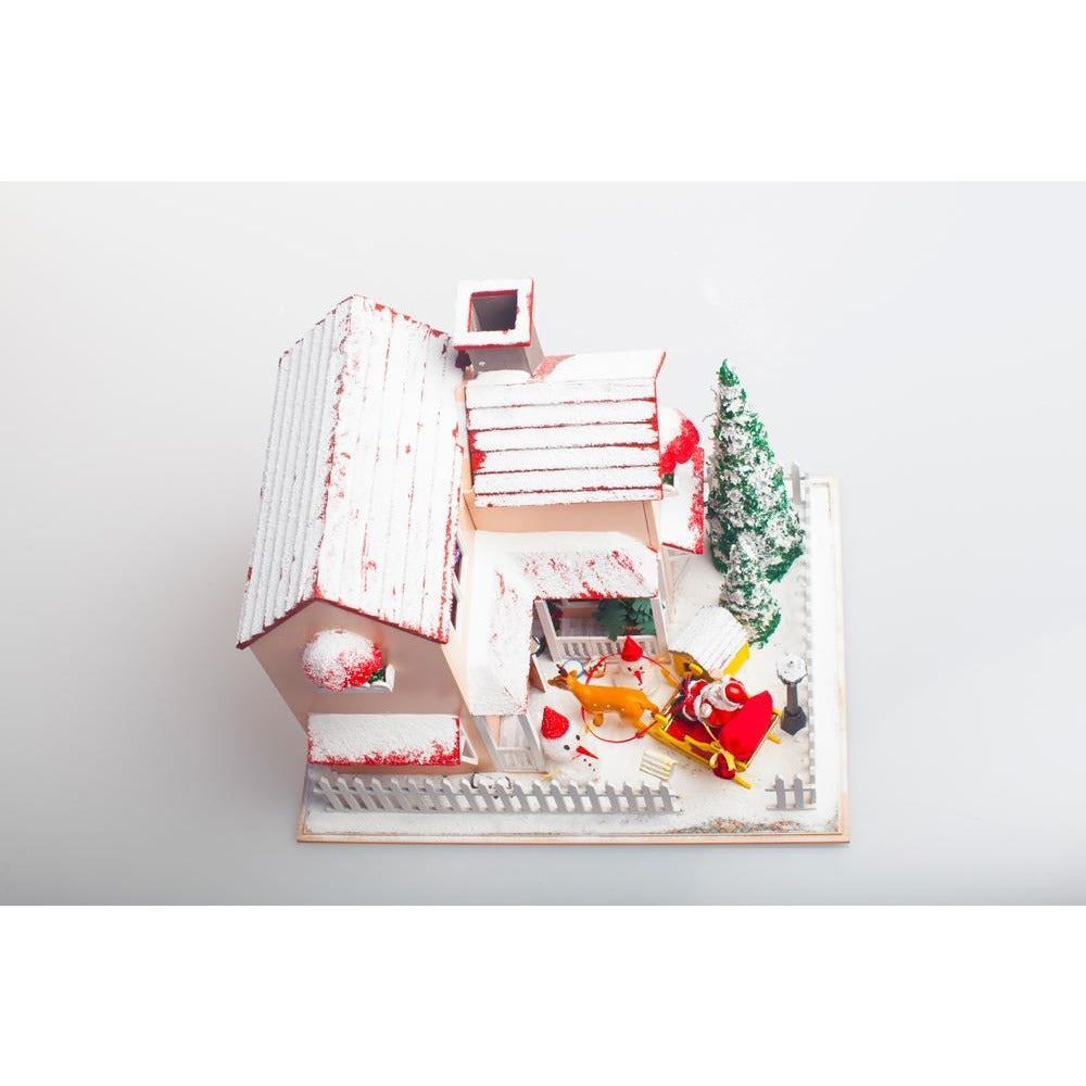 Happy Christmas Eve DIY Miniature Dollhouse
