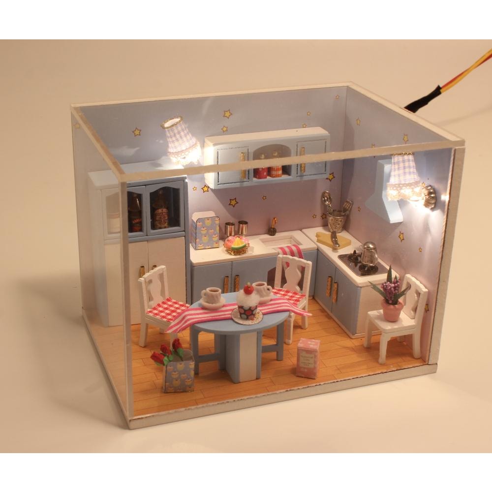 Love The Small Kitchen DIY Miniature Dollhouse