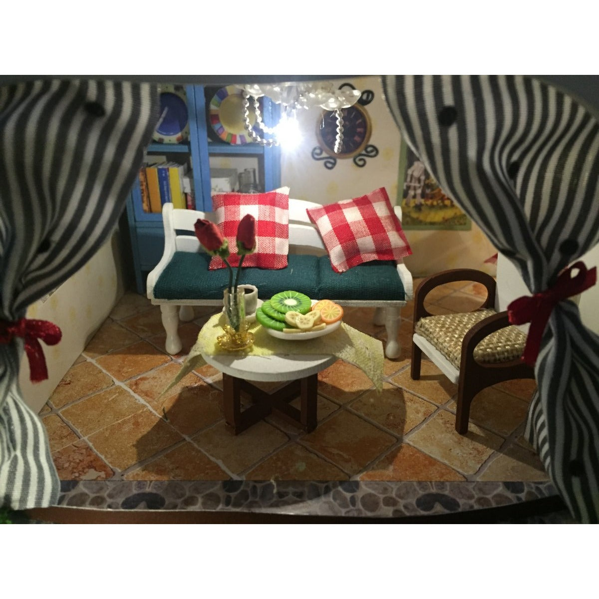 Cyan West Bank DIY Miniature Dollhouse