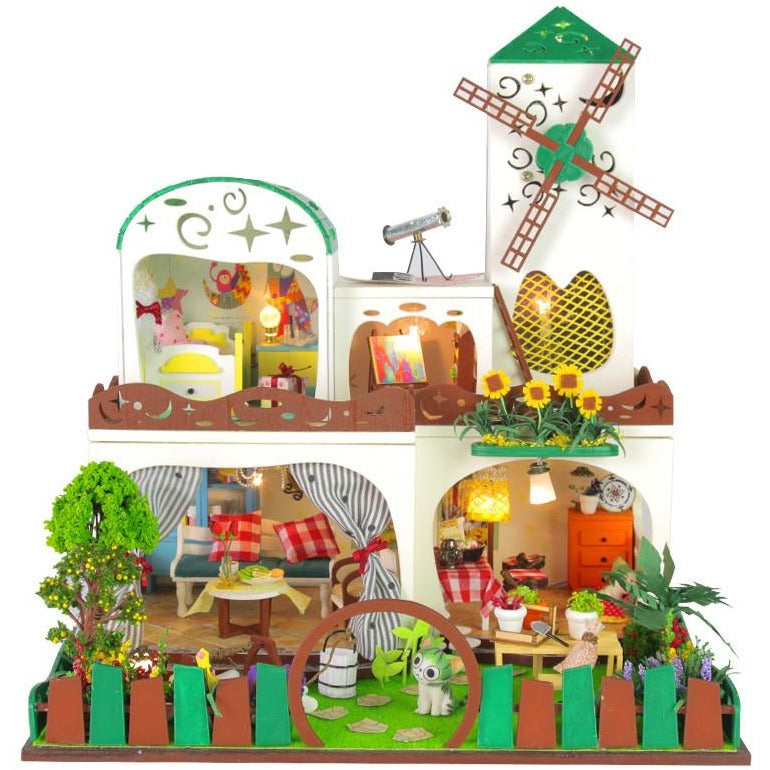 Cyan West Bank DIY Miniature Dollhouse
