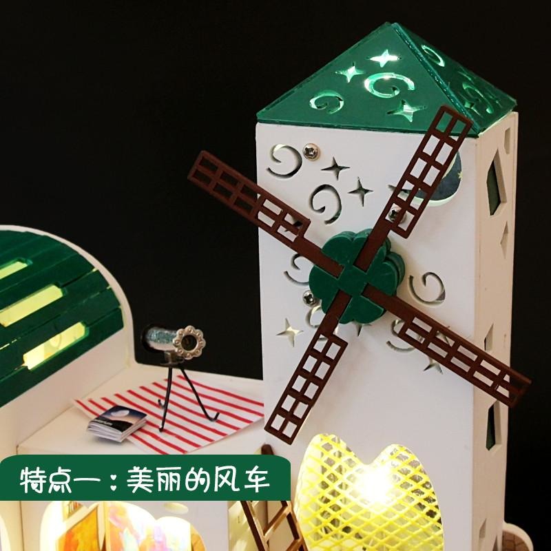 Cyan West Bank DIY Miniature Dollhouse