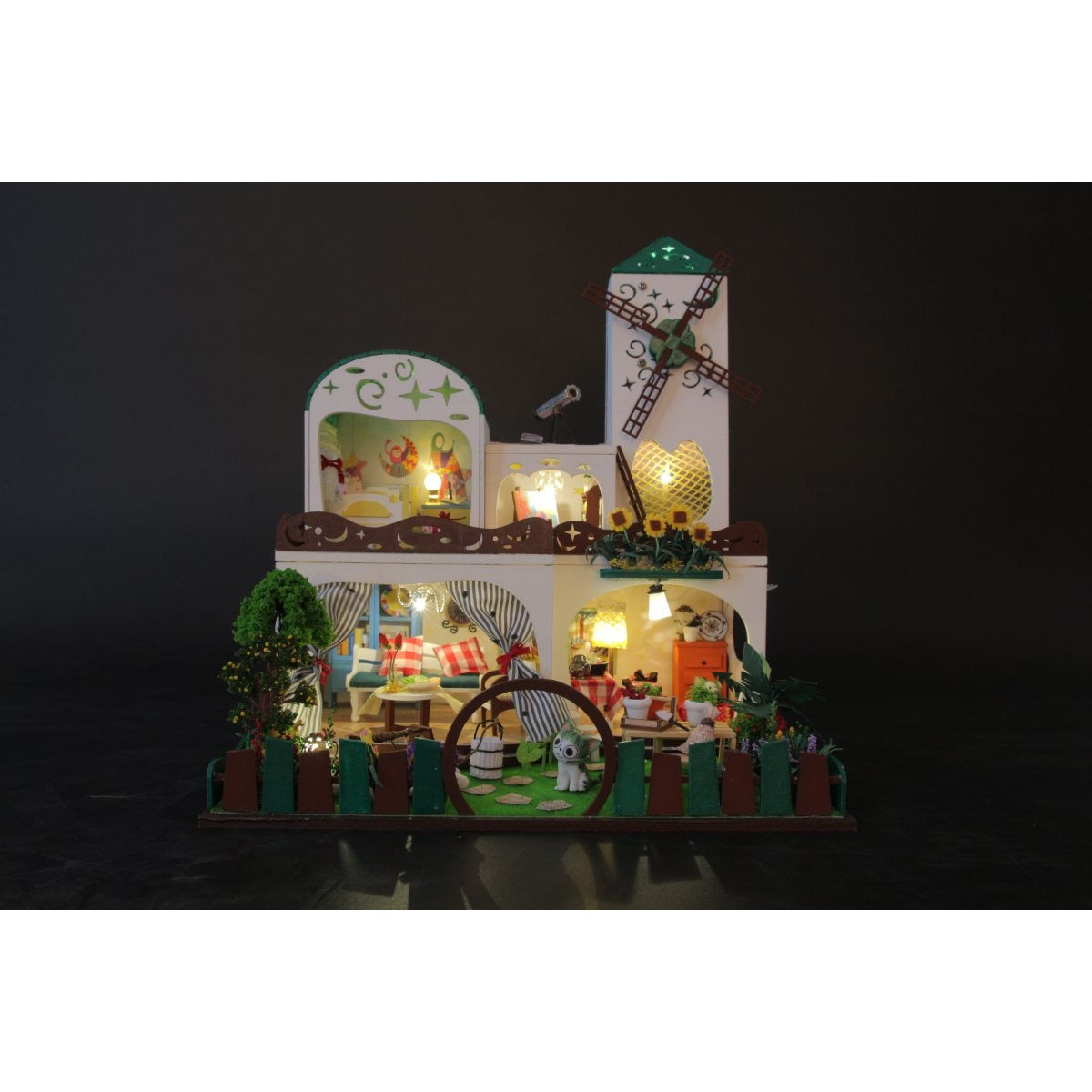 Cyan West Bank DIY Miniature Dollhouse