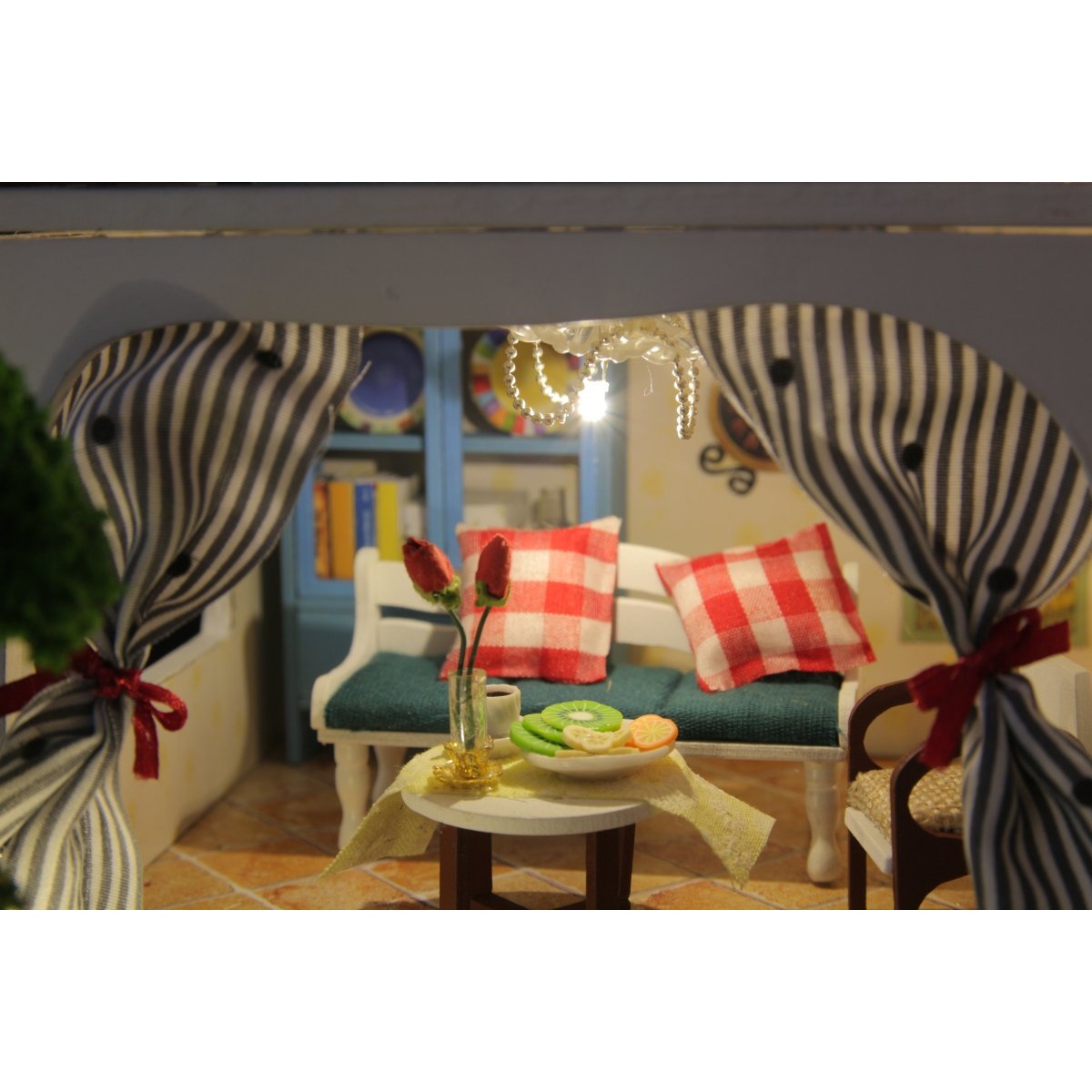 Cyan West Bank DIY Miniature Dollhouse