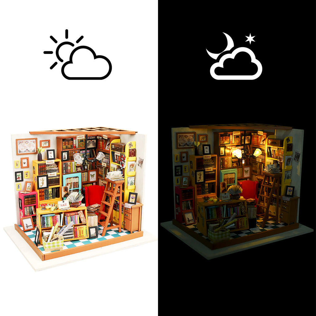 Sam's Study Room DIY Small Dollhouse
