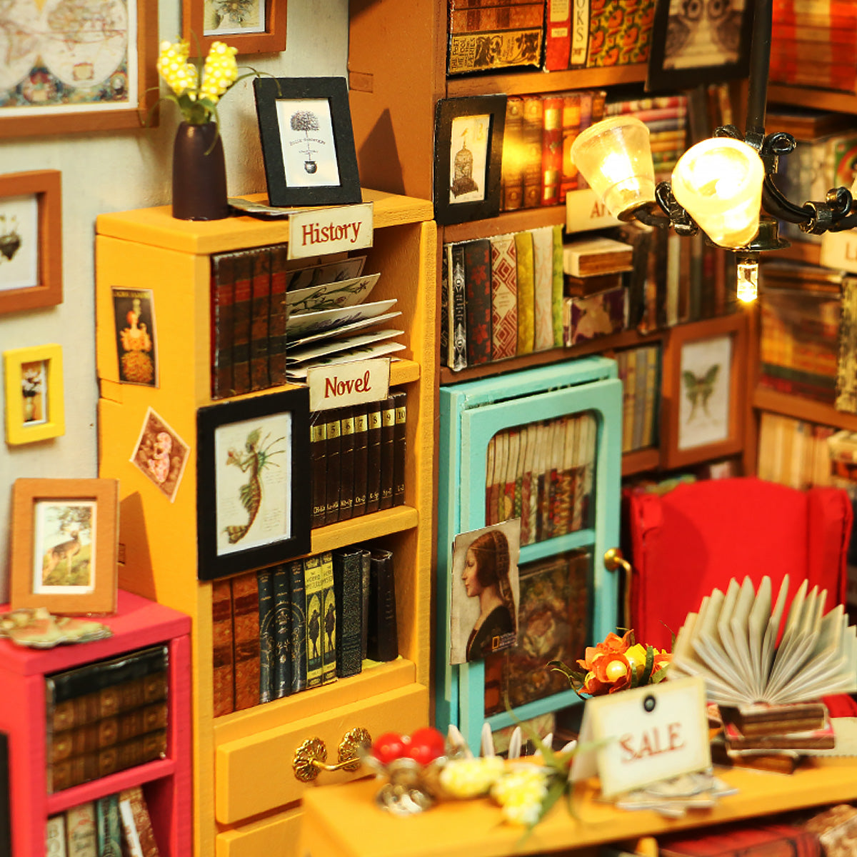 Sam's Study Room DIY Small Dollhouse