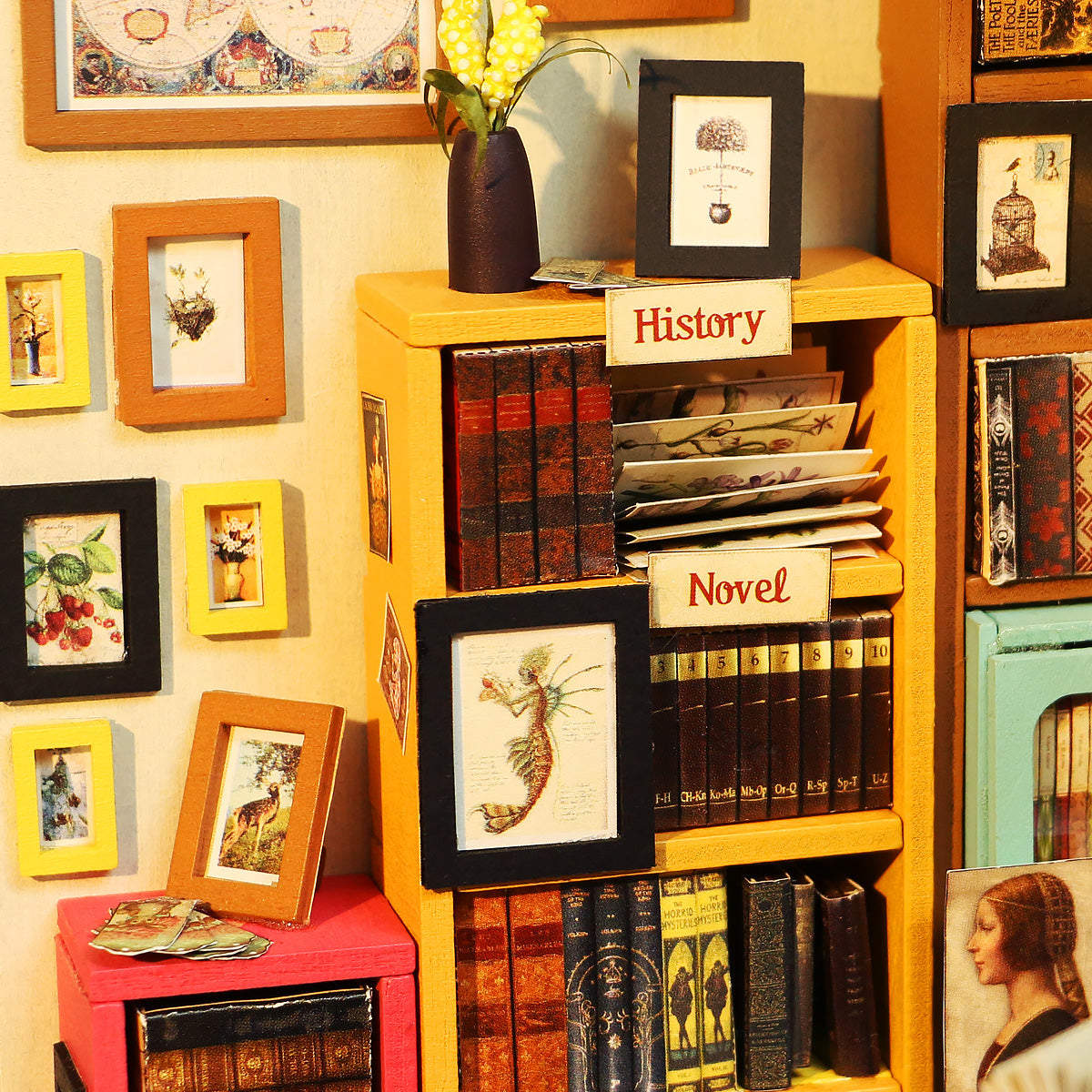 Sam's Study Room DIY Small Dollhouse