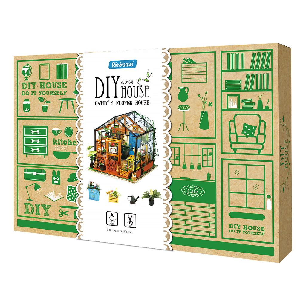 Kathy's Green House DIY Small Dollhouse