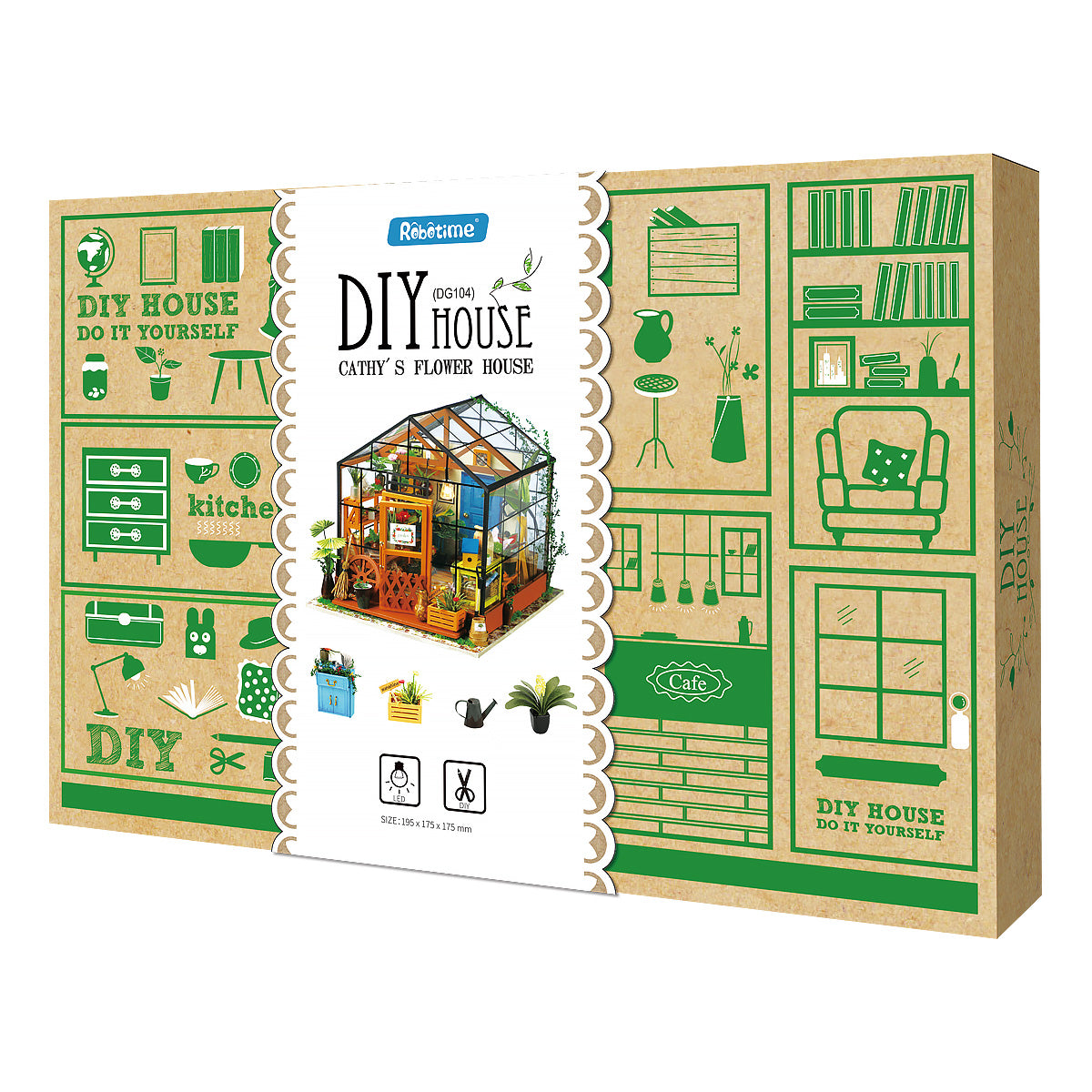 Kathy's Green House DIY Small Dollhouse
