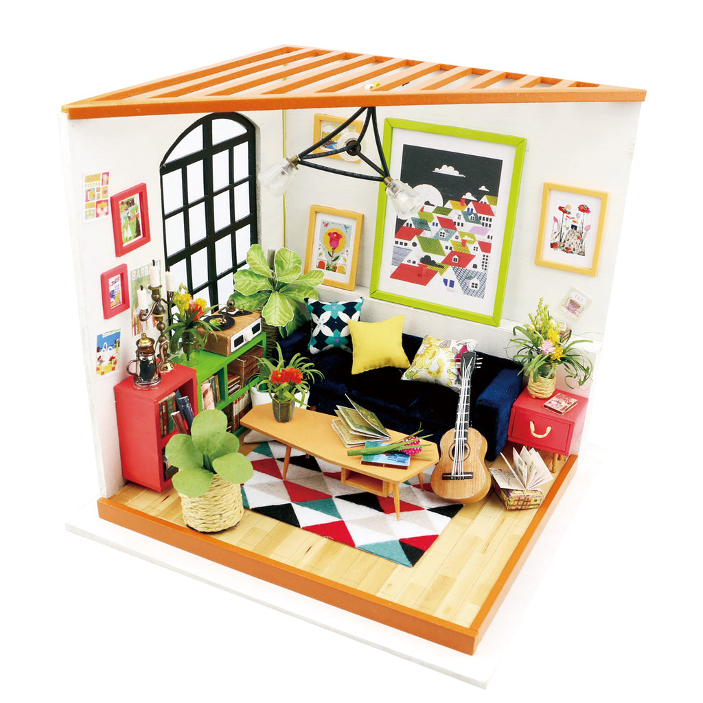 Locus's Sitting Room DIY Small Dollhouse