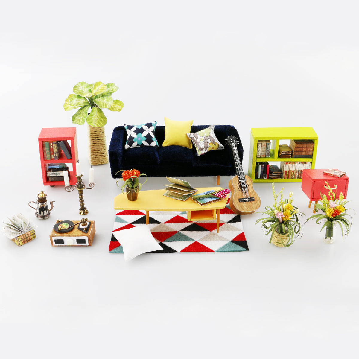 Locus's Sitting Room DIY Small Dollhouse