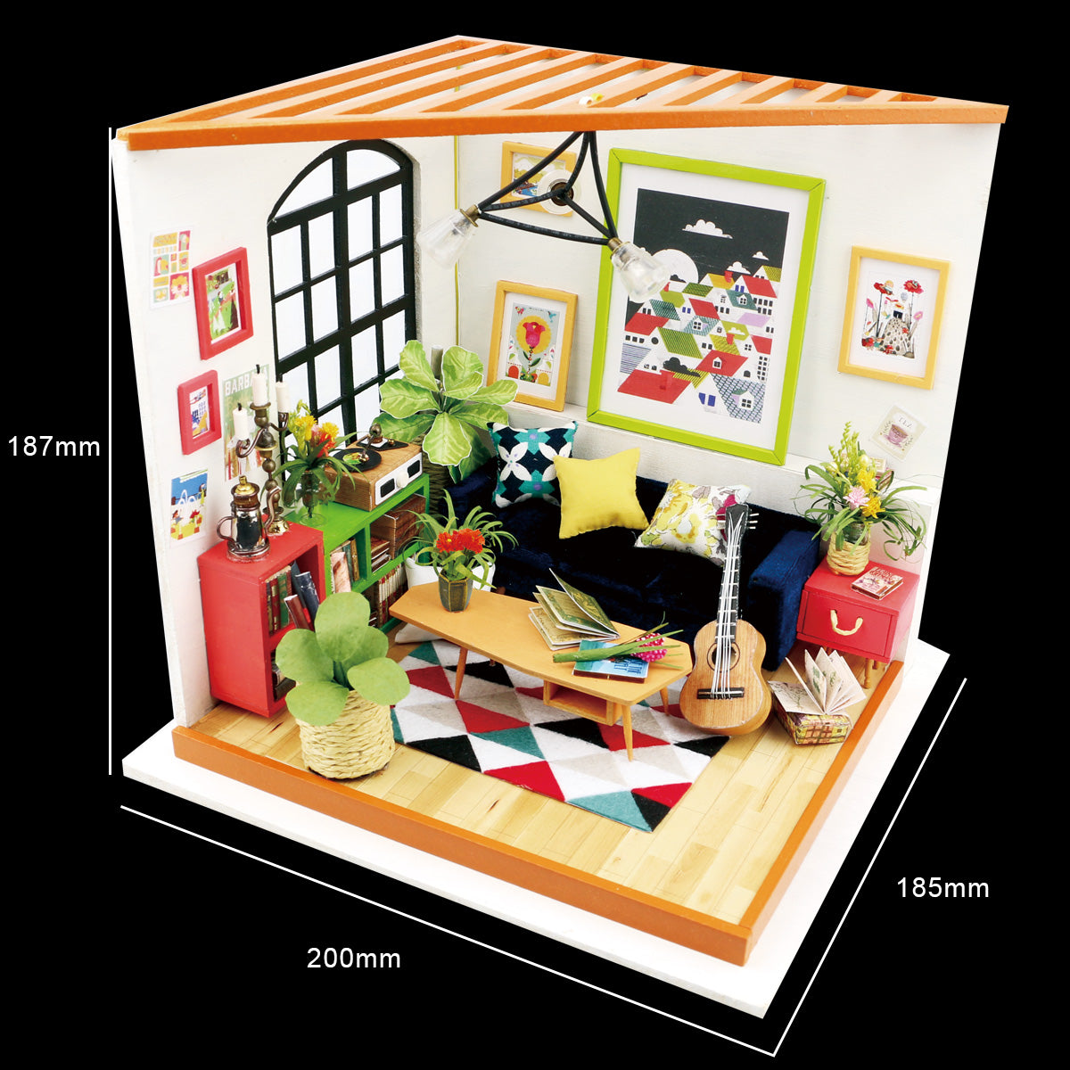 Locus's Sitting Room DIY Small Dollhouse