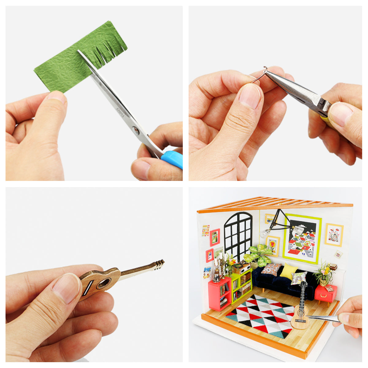 Locus's Sitting Room DIY Small Dollhouse
