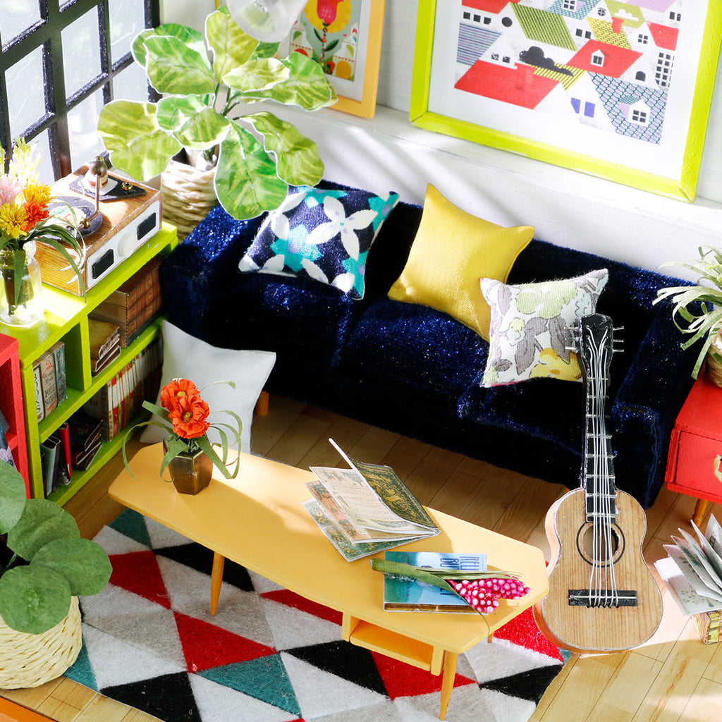 Locus's Sitting Room DIY Small Dollhouse