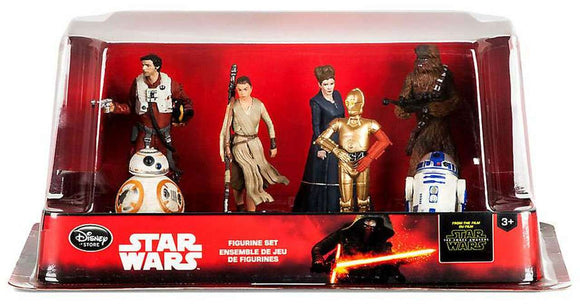 Disney Star Wars The Force Awakens Resistance 7 Piece PVC Figure Set