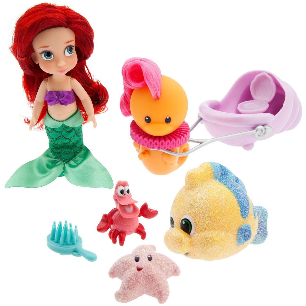 Disney Animators' Collection Ariel Mini Doll Play Set - 5''