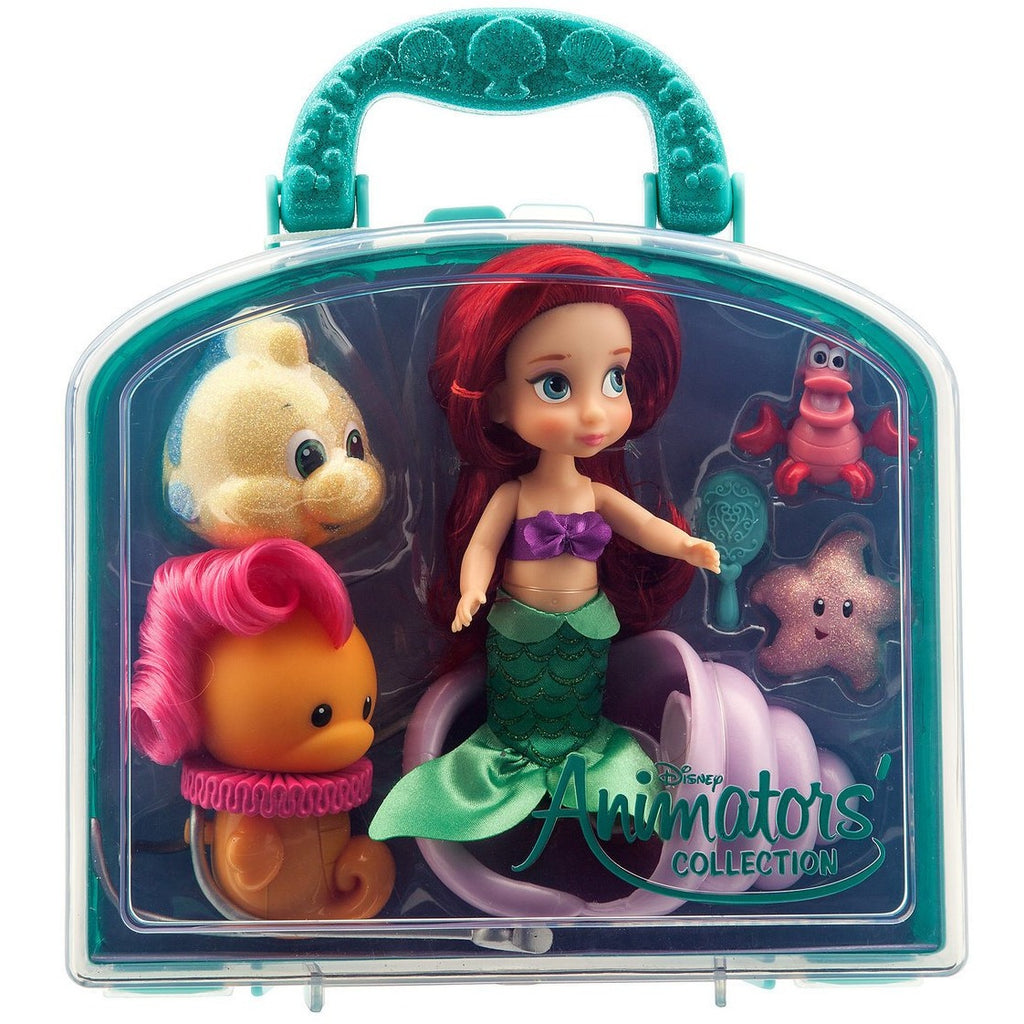 Disney Animators' Collection Ariel Mini Doll Play Set - 5''