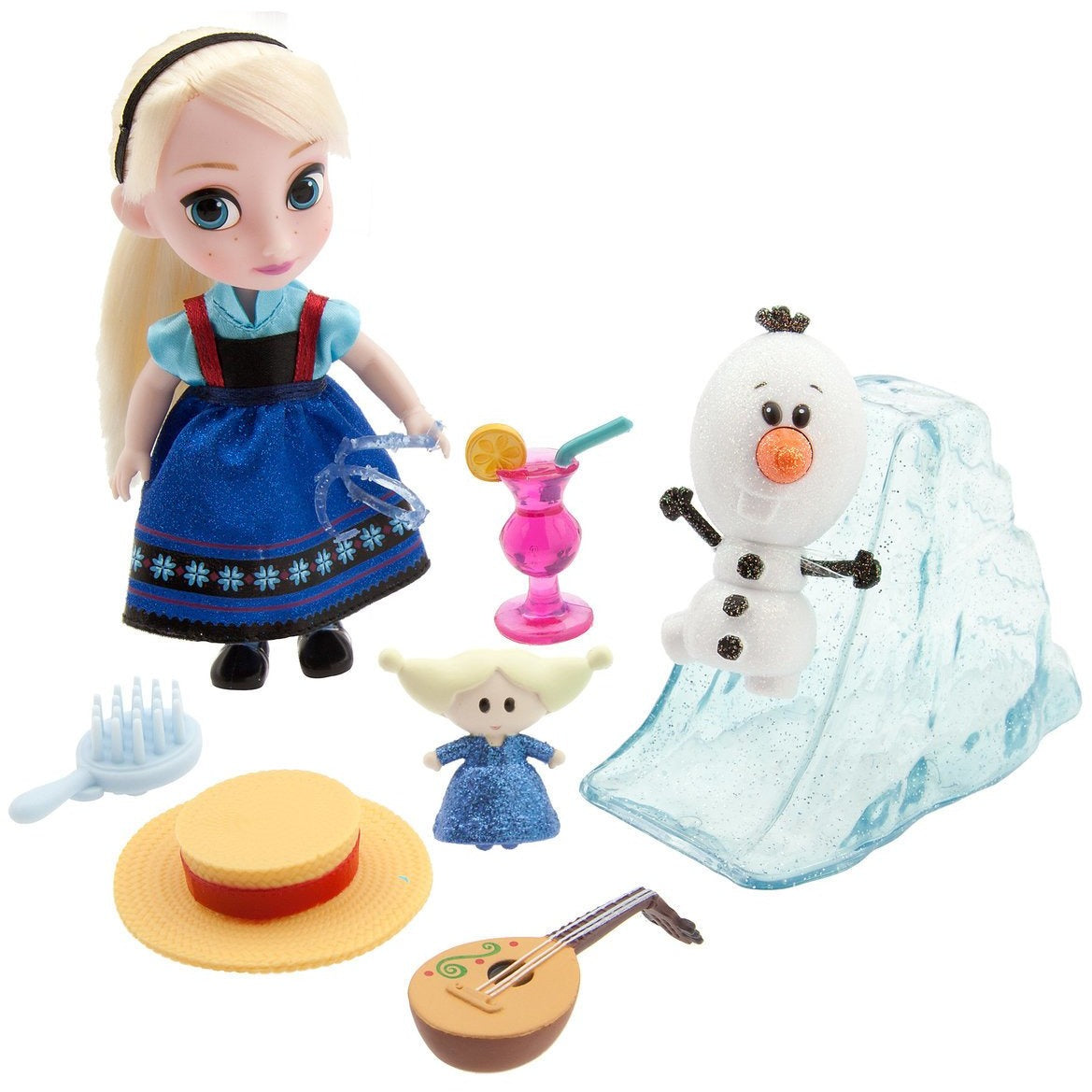 Disney Animators' Collection Elsa Mini Doll Play Set - 5''