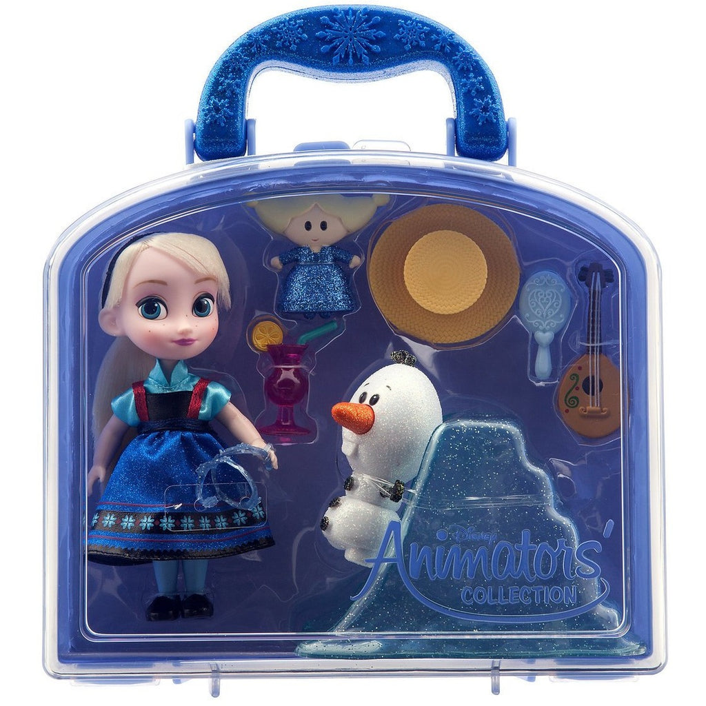 Disney Animators' Collection Elsa Mini Doll Play Set - 5''