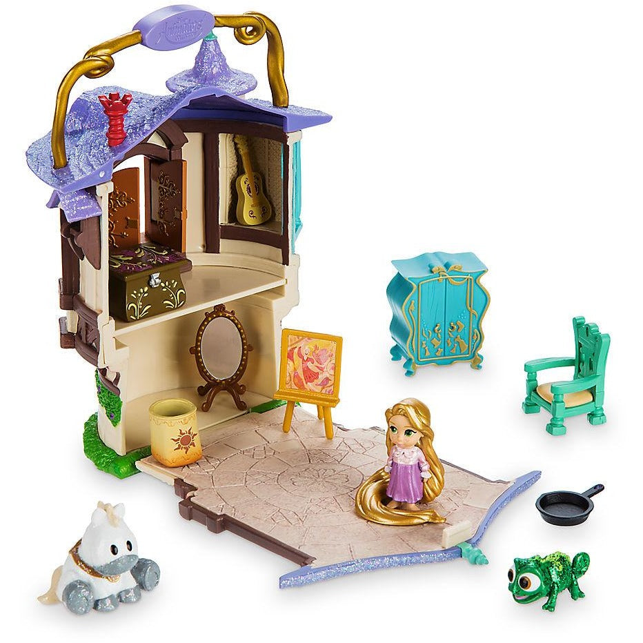 Disney Animators' Collection Littles Rapunzel Micro Doll Play Set