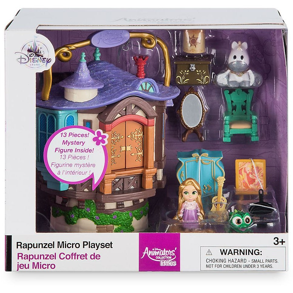 Disney Animators' Collection Littles Rapunzel Micro Doll Play Set