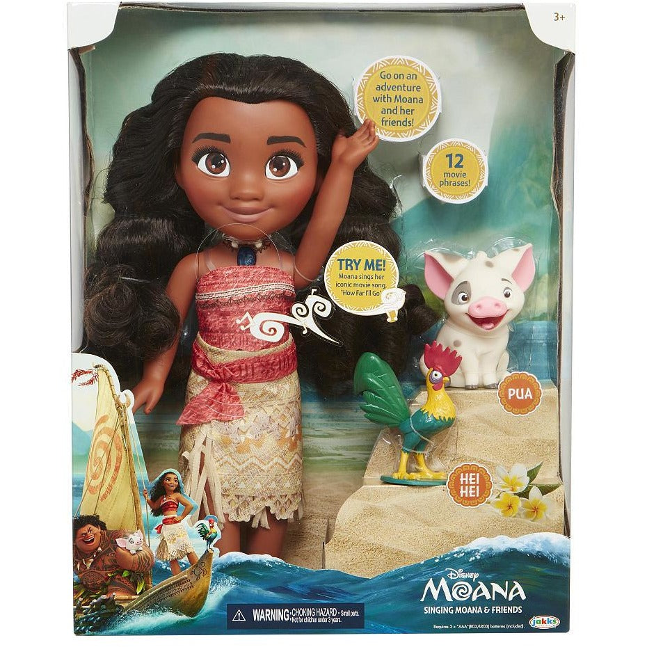 Disney Singing Moana and Friend Doll Set