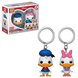 Donald Duck and Daisy Duck Pocket Funko Pop! Key Chain 2-Pack