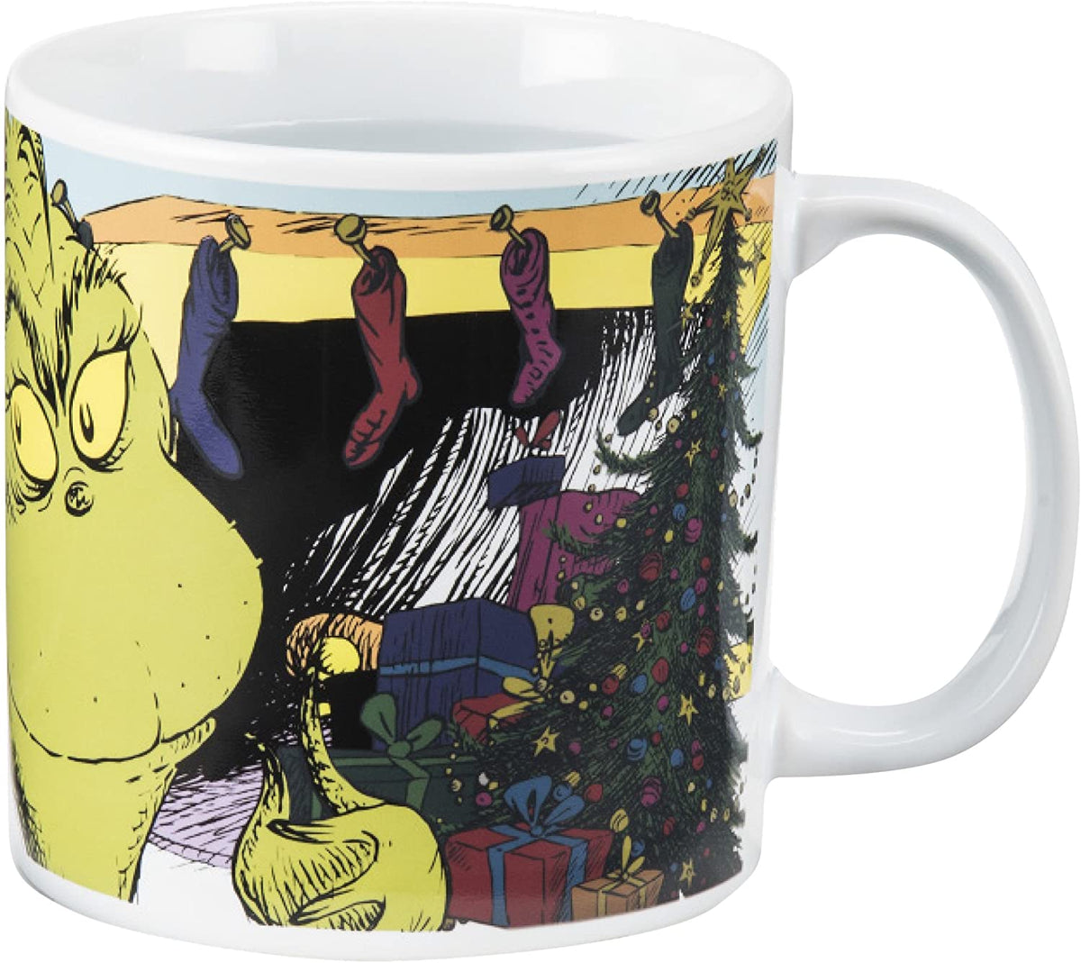 Dr. Seuss The Grinch 20 oz. Heat-Reactive Ceramic Mug