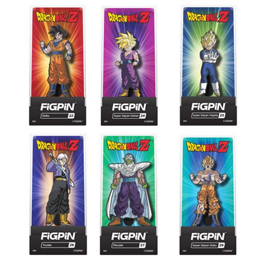 Dragon Ball Z FiGPiN Enamel Pins (sold separately)