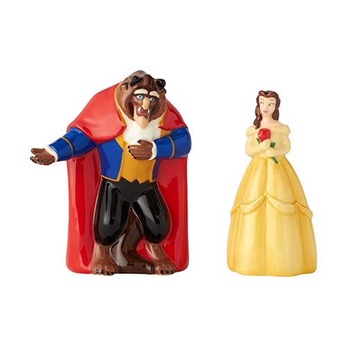 Beauty and the Beast Belle and Beast Salt and Pepper Shaker Set by Enesco