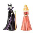 Sleeping Beauty Aurora and Maleficent Salt and Pepper Shaker Set by Enesco