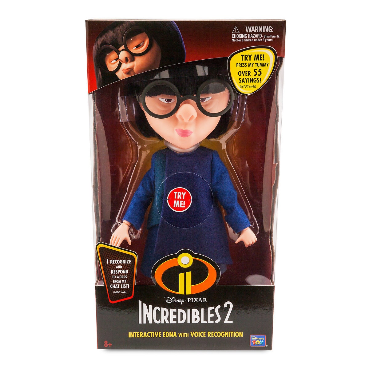 Disney Edna Mode Interactive Talking Doll - Incredibles 2