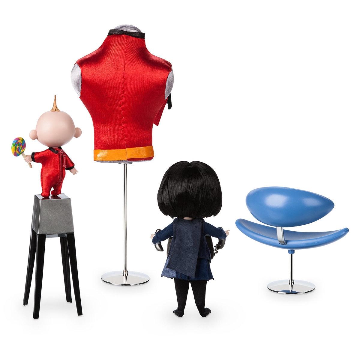 Edna Mode and Jack-Jack Disney Designer Collection PIXAR Animation Studios Series - Limited Edition