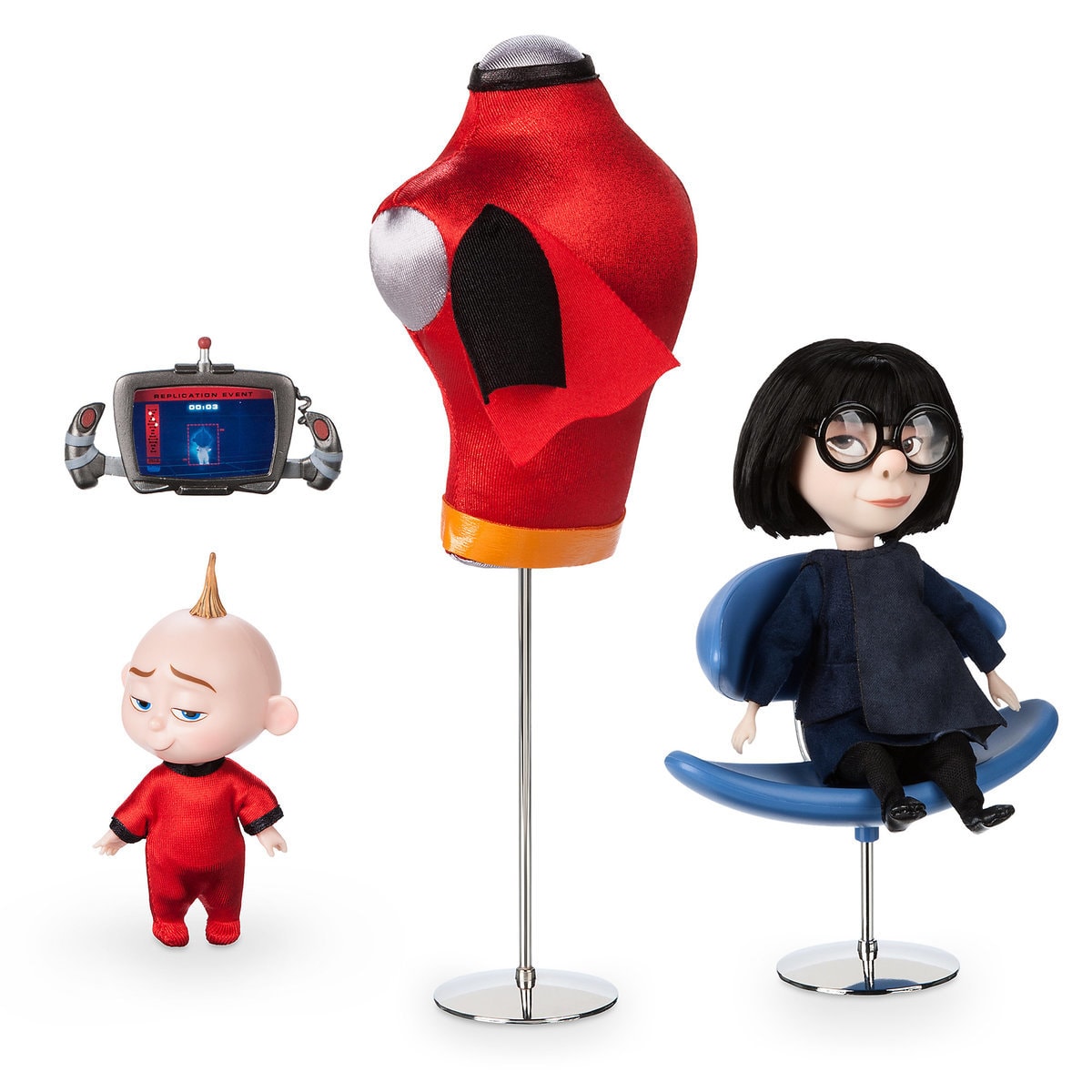 Edna Mode and Jack-Jack Disney Designer Collection PIXAR Animation Studios Series - Limited Edition