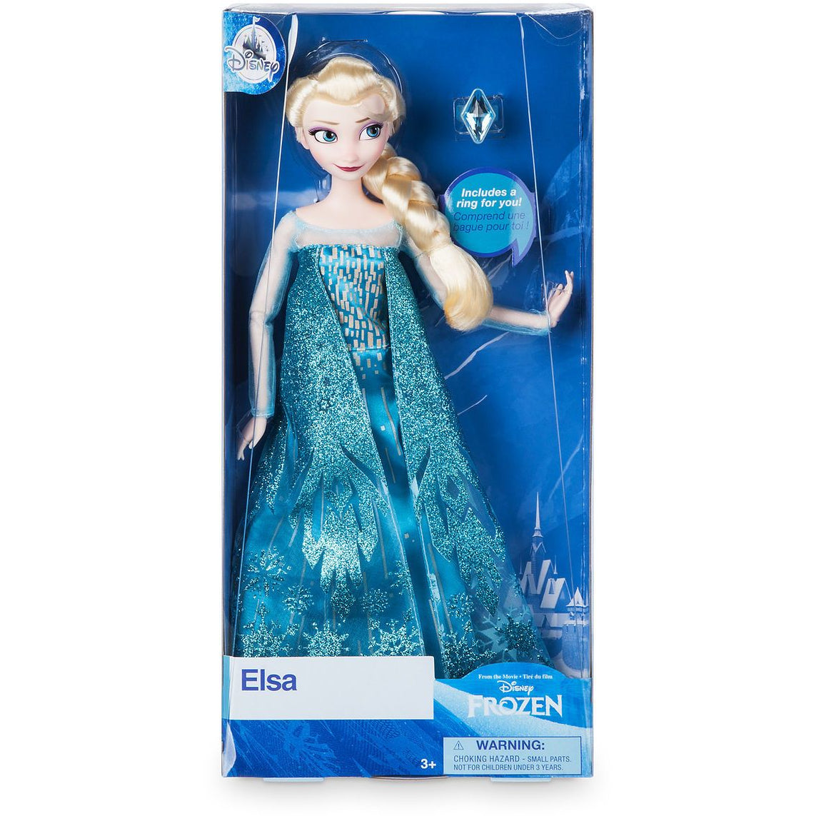 Elsa Classic Doll with Ring - Frozen - 11 1/2''