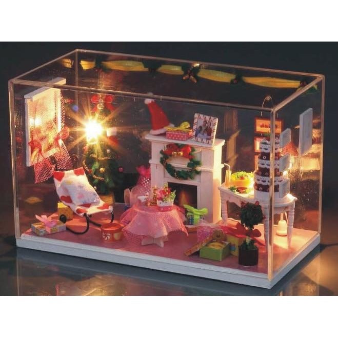 Merry Christmas DIY Miniature Dollhouse