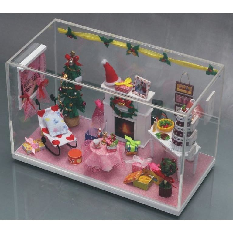 Merry Christmas DIY Miniature Dollhouse