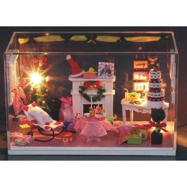 Merry Christmas DIY Miniature Dollhouse