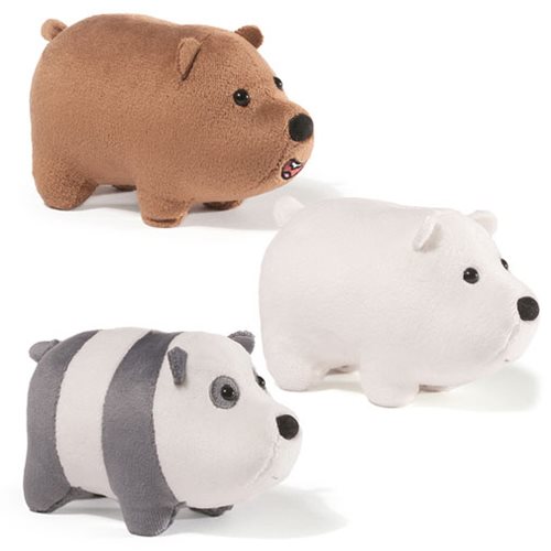 Cartoon Network We Bare Bears Magnetic Mini Plush by GUND (Sold Separately)