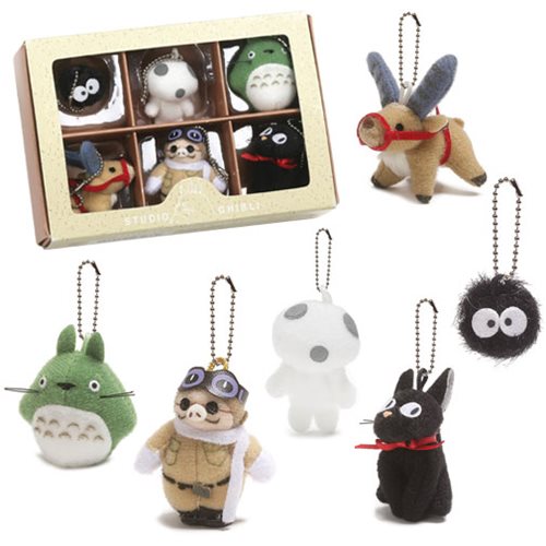 GUND World of Studio Ghibli Collector Keychain Set