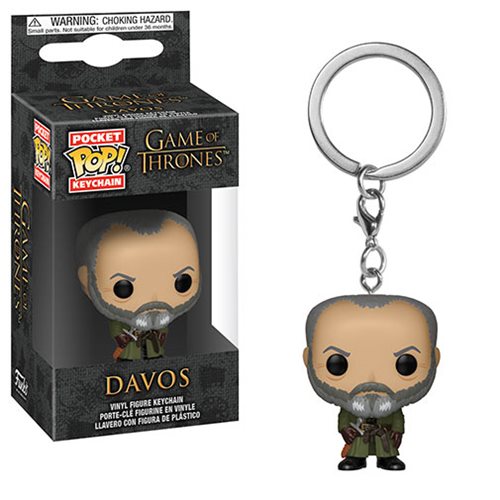 Game of Thrones Davos Pocket Funko Pop! Key Chain