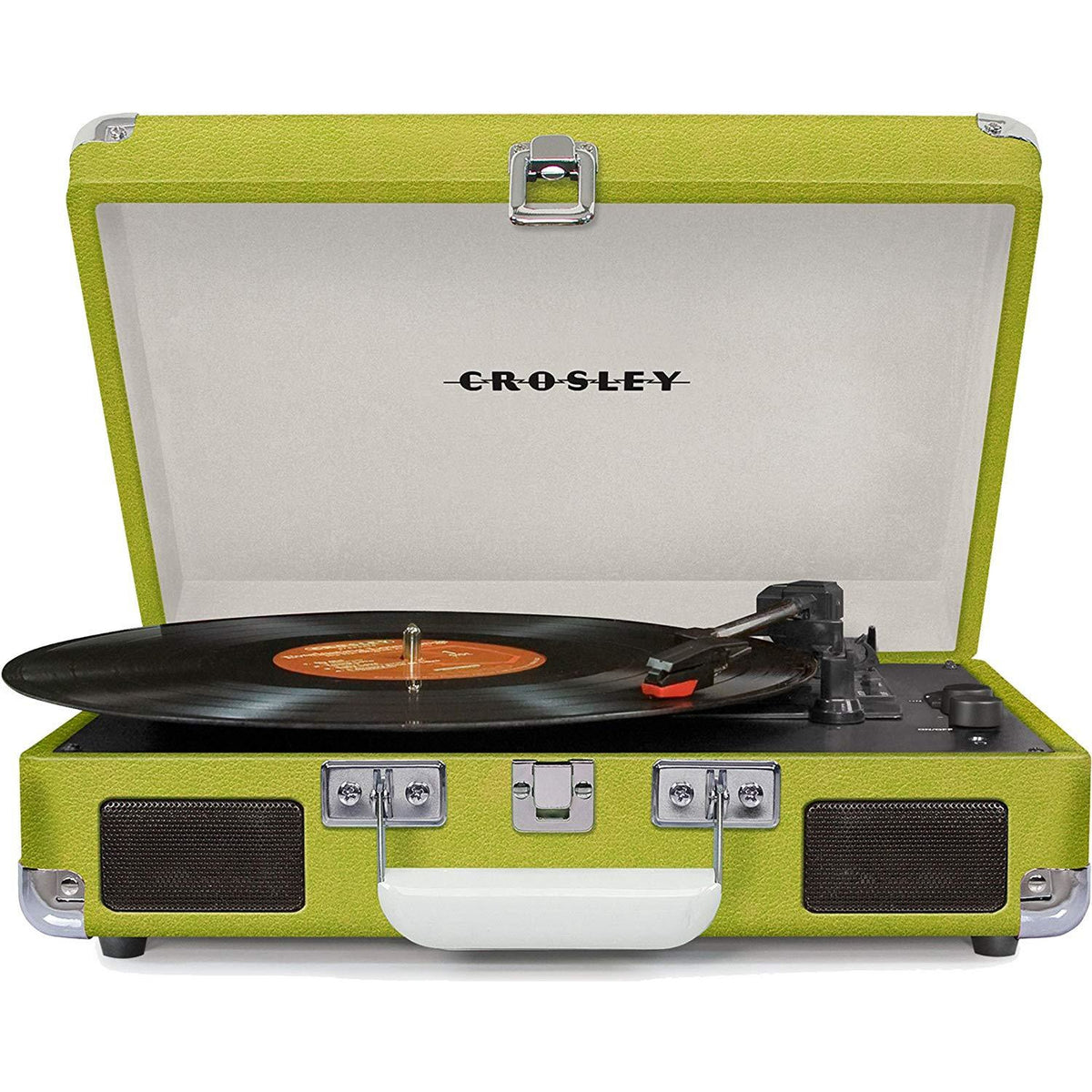 Crosley Cruiser Deluxe Portable Suitcase Turntable - Green (PRE-ORDER)