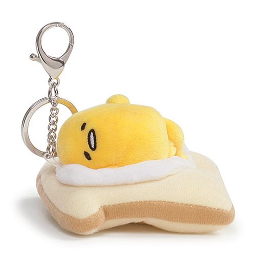 Gund Gudetama Toast 3 1/2-Inch Plush Key Chain