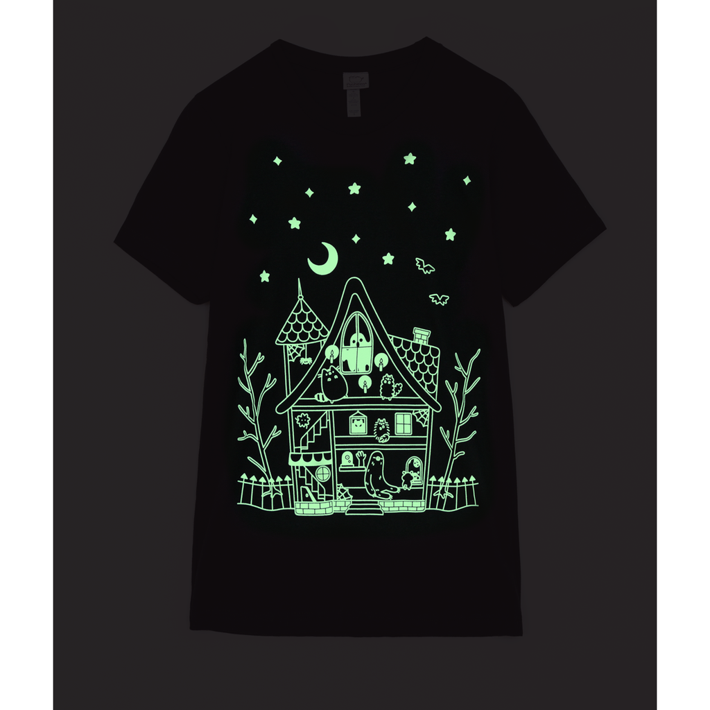 Pusheen The Cat Haunted House T-Shirt