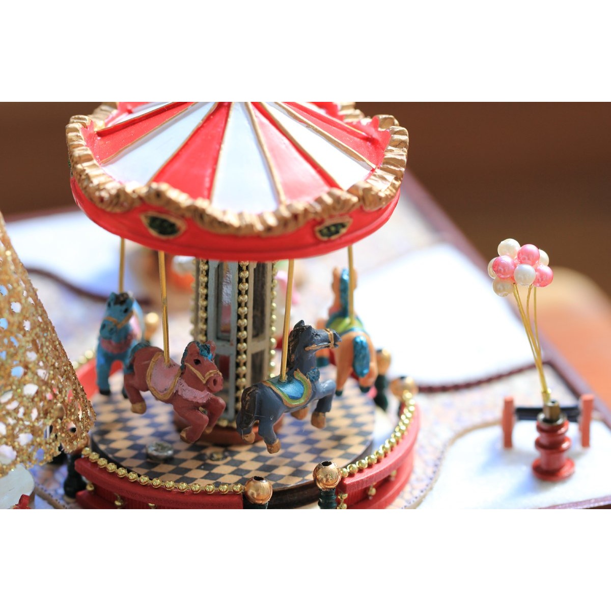 Carousel Happy Garden Happiness Version DIY Music Box Series
