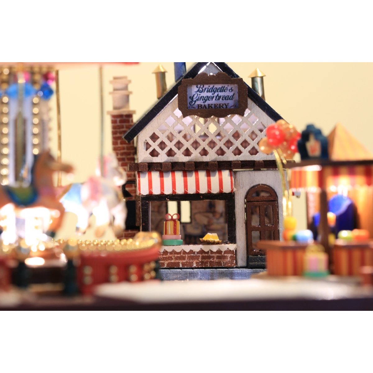 Carousel Happy Garden Happiness Version DIY Music Box Series