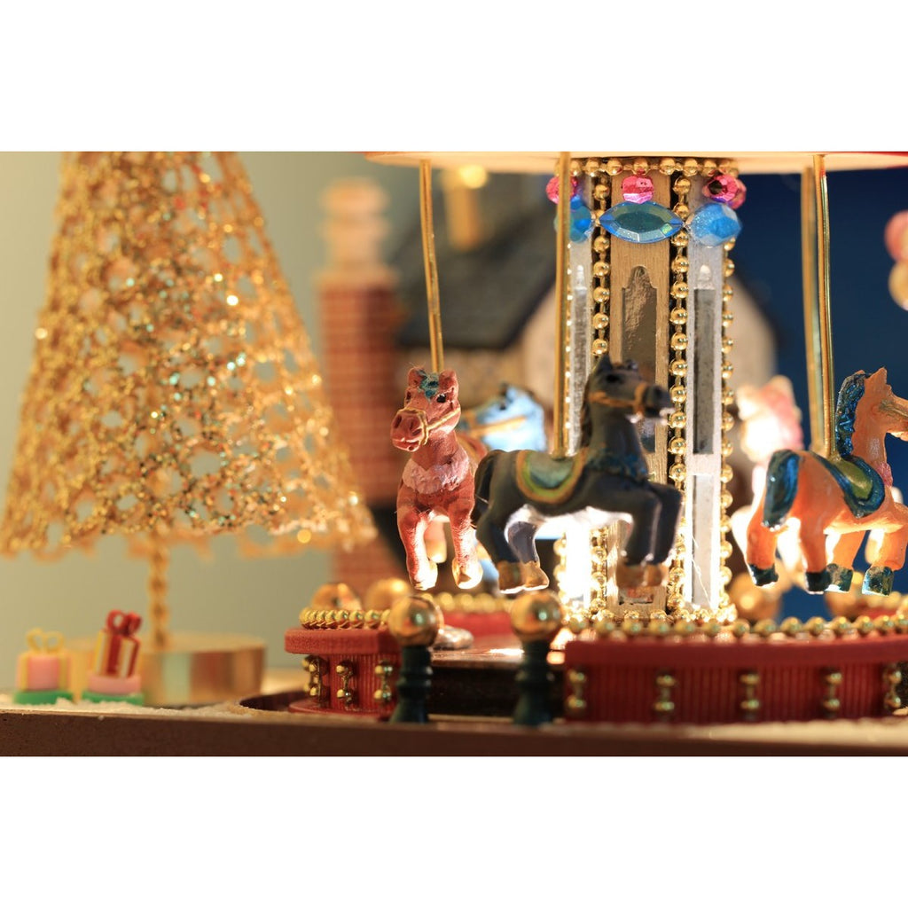 Carousel Happy Garden Happiness Version DIY Music Box Series