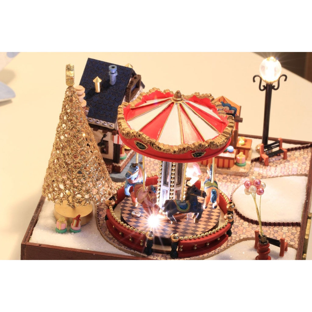 Carousel Happy Garden Happiness Version DIY Music Box Series