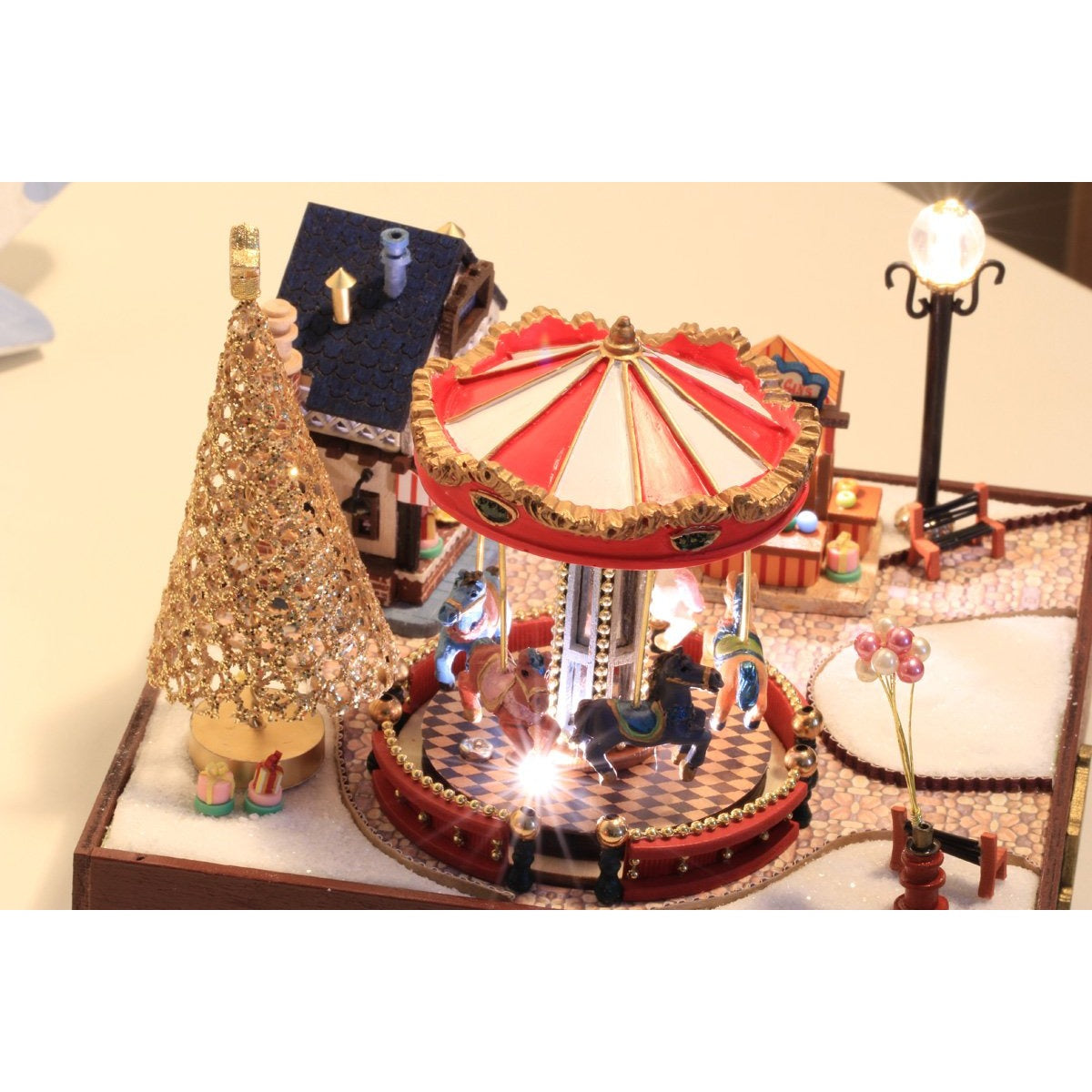 Carousel Happy Garden Happiness Version DIY Music Box Series