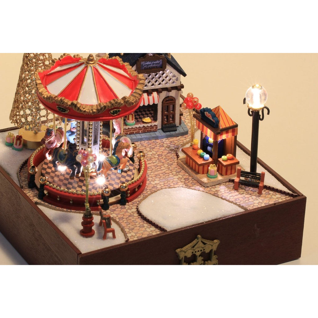 Carousel Happy Garden Happiness Version DIY Music Box Series